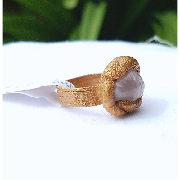 Rose quartz ring - Picture 4 of 5